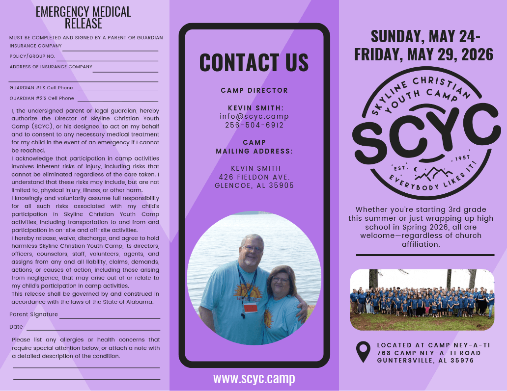 SCYC Registration Form